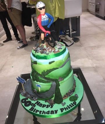 A pretty impressive cake for Club Vice-Chairman Philip Pearson! Happy Birthday Phil!